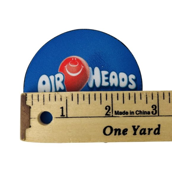 Car Coasters Air Heads Blue Raspberry Candy Snack Junk Food Set of 2 Neoprene - Picture 6 of 9